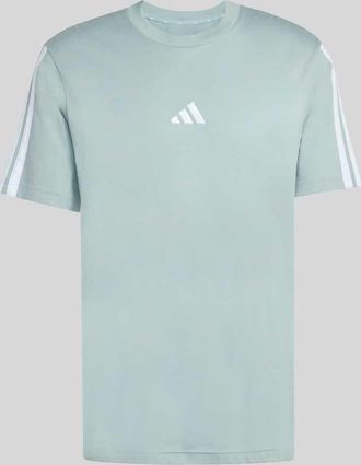 adidas Regular Fit T-Shirt aus reiner Baumwolle in Mint, Gr&ouml;&szlig;e XXL