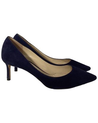 Jimmy Choo London Womens Suede Romy 60 Pump (Authentic Pre-Loved)