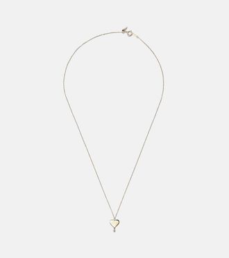 Persée Persée 18kt gold necklace with diamond