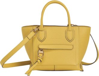 Longchamp Small Mailbox Leather Top Handle Bag in Yellow at Nordstrom Rack