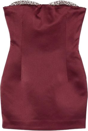 New Arrivals Abito corto Noelia senza spalline - Rosso