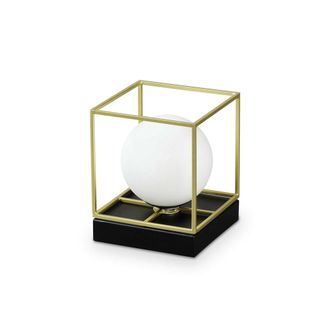 Ideal Lux L&aacute;mpara de mesa de lat&oacute;n L 120 x H 150 x P 120 mm