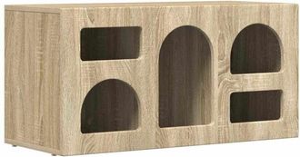 vidaXL TV Cabinet Sonoma Oak 80 x 35 x 40 cm Engineered Wood vidaXL