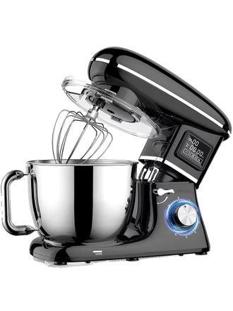 OEM Procesador De Alimentos, 6 Velocidades, Recipiente De Acero Inoxidable, Negro