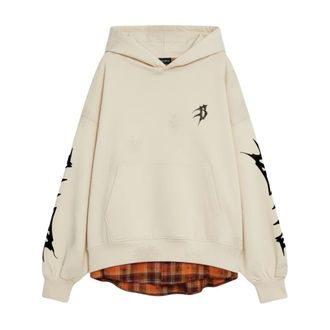 Barrow Hoodies, male, Beige, Size: XS Hoodie
