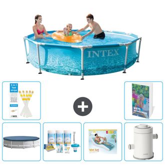 Intex Piscina Con Estructura Redonda - 305x76 Cm - 7-piezas S161