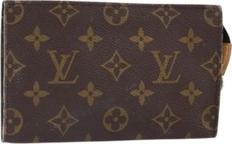 Louis Vuitton Pre-owned Clutches, female, Brown, Size: ONE SIZE Pre-owned Canvas Clutch