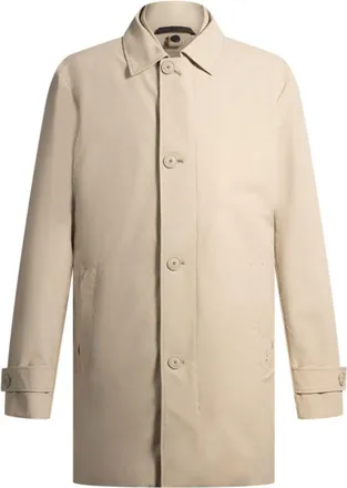 BOSS Travel-friendly stretch-softshell coat with detachable inner gilet