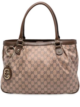 Gucci 2016-2025 GG Canvas Sukey tote bag - Brown