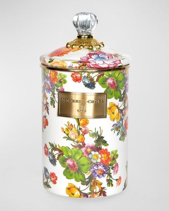 MacKenzie-Childs Flower Market Canister, Large