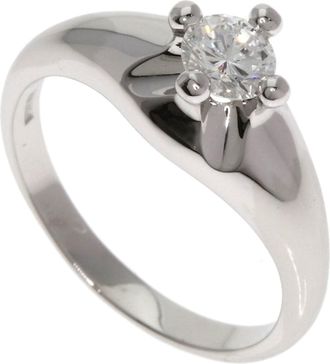 Bulgari Platinum Platinum 950 Band Ring (Pre-Owned)