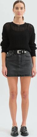 Daze Malibu Mini Skirt In Spade