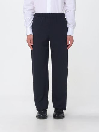 Lardini Pantaloni a gamba larga in lana vergine
