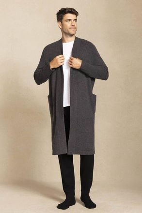 Naked Cashmere Angus Cashmere Robe in Charcoal at Nordstrom, Size Medium