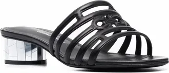 Ferragamo Finn Sandals - Black