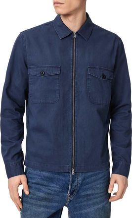 AllSaints Sierra Zip Jacket in Midnight Blue at Nordstrom, Size Xx-Large