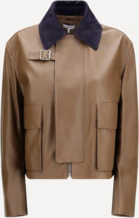 Loewe Cropped nappa Leather Jacket Female 38