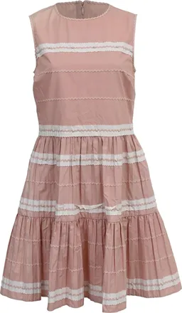 Red Valentino Mini Dress in Pink Cotton