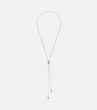 Octavia Elizabeth Diamond Coast Lariat 18kt gold necklace with diamonds
