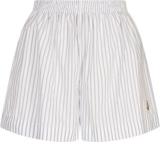 Moncler Korte Broeken, Dames, Wit, S, Wit Polyamide Standaard Dameskleding