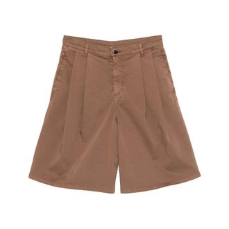 Nine In The Morning Long Shorts, female, Brown, Size: W25 Pleated Shorts