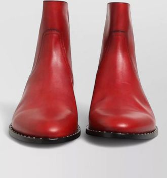 Dolce & Gabbana studded leather chelsea ankle boots