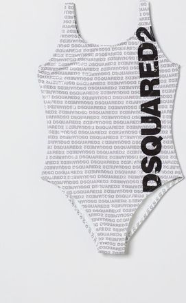 Dsquared2 Costume da bagno intero con logo all-over