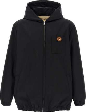 Valentino Garavani Heren, Jassen, Blauw, Maat: XL Nylon