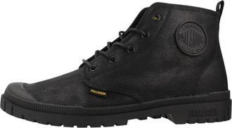 Palladium Pampa Sp 20 Hi Wax - Heren - Veterlaarzen - Zwart - 42 EU - Katoen - Schoenen