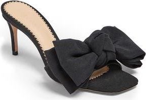 Cinq &agrave; Sept Felicity Slide Sandal in Black at Nordstrom Rack, Size 10.5Us / 40.5Eu