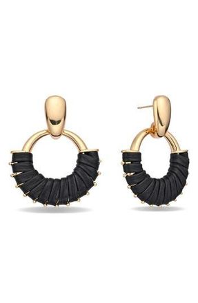 Eye Candy Los Angeles Hana Statement Knocker Earrings in Gold at Nordstrom Rack