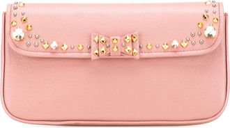 Miu Miu Studded Leren Clutch