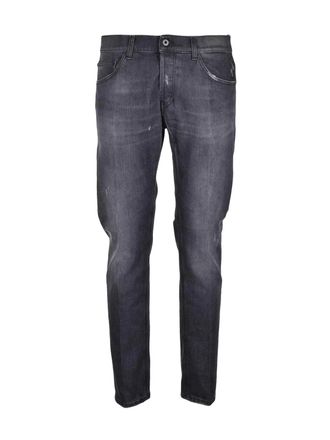 Dondup Black Mius Cotton Elastane Jeans