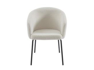 Pascal Morabito Set de 2 sillas poli&eacute;ster crema