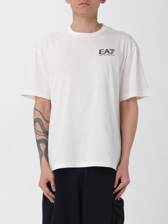 Emporio Armani T-shirt in cotone con logo EA7