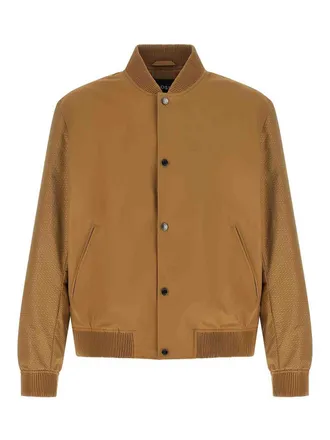 HUGO BOSS Monogram sleeve bomber jacket