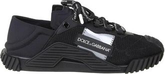 Dolce & Gabbana NS1 Slip On Sneakers - Heren - Sneakers - Zwart - 40 EU - Leer - Schoenen