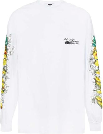 Msgm T-shirt con stampa - Bianco