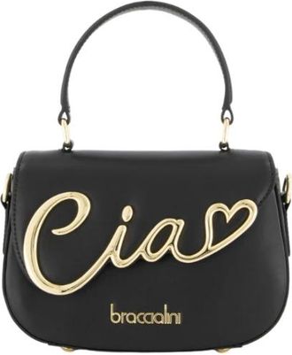 Braccialini Tassen, Dames, Zwart, ONE Size, Leer, Mini Tas