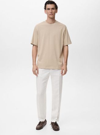 Mango Maglietta 100% cotone relaxed-fit grezzo - Uomo - XXL - MANGO MAN