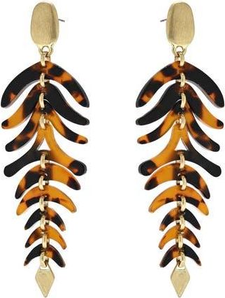 Eye Candy Los Angeles Emma Drop Earrings in Gold at Nordstrom Rack