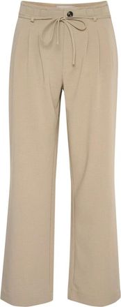 Karen by Simonsen Geroosterde Cashew Loszittende Broek - Dames - Wijde Broeken - Grijs - M - Broeken