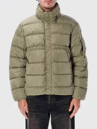 C.P. Company C. P. COMPANY Short Quilted Polyamide Puffer Jacket with High Neck