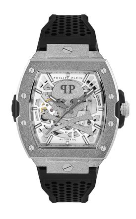 Philipp Plein The $keleton Frosted Heren Horloge Zwart PWJFA0925