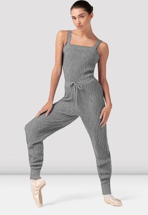 Bloch BLOCH Ladies Haliay Knit Jumpsuit, Grey Marle