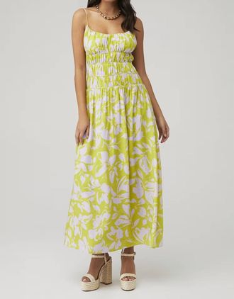 Astr Andrina Dress In Lime Lavender