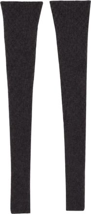 Cortana Erika Gebreide Armwarmers - Dames - Handschoenen - Groen - ONE Size - Wol - Accessoires