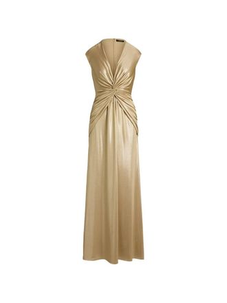 Ralph Lauren Abito Lungo Knot Gown
