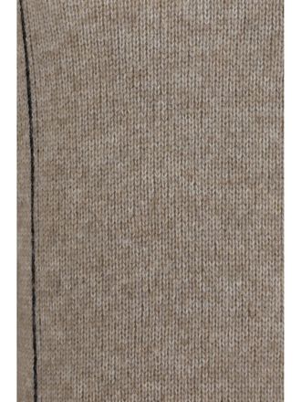Giorgio Armani Alpaca-Wool Blend Hoodie - Beige
