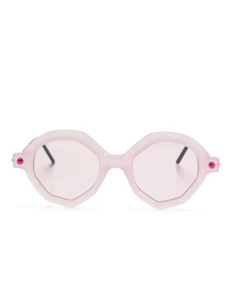 Kuboraum Occhiali da sole Maske P18 - Rosa